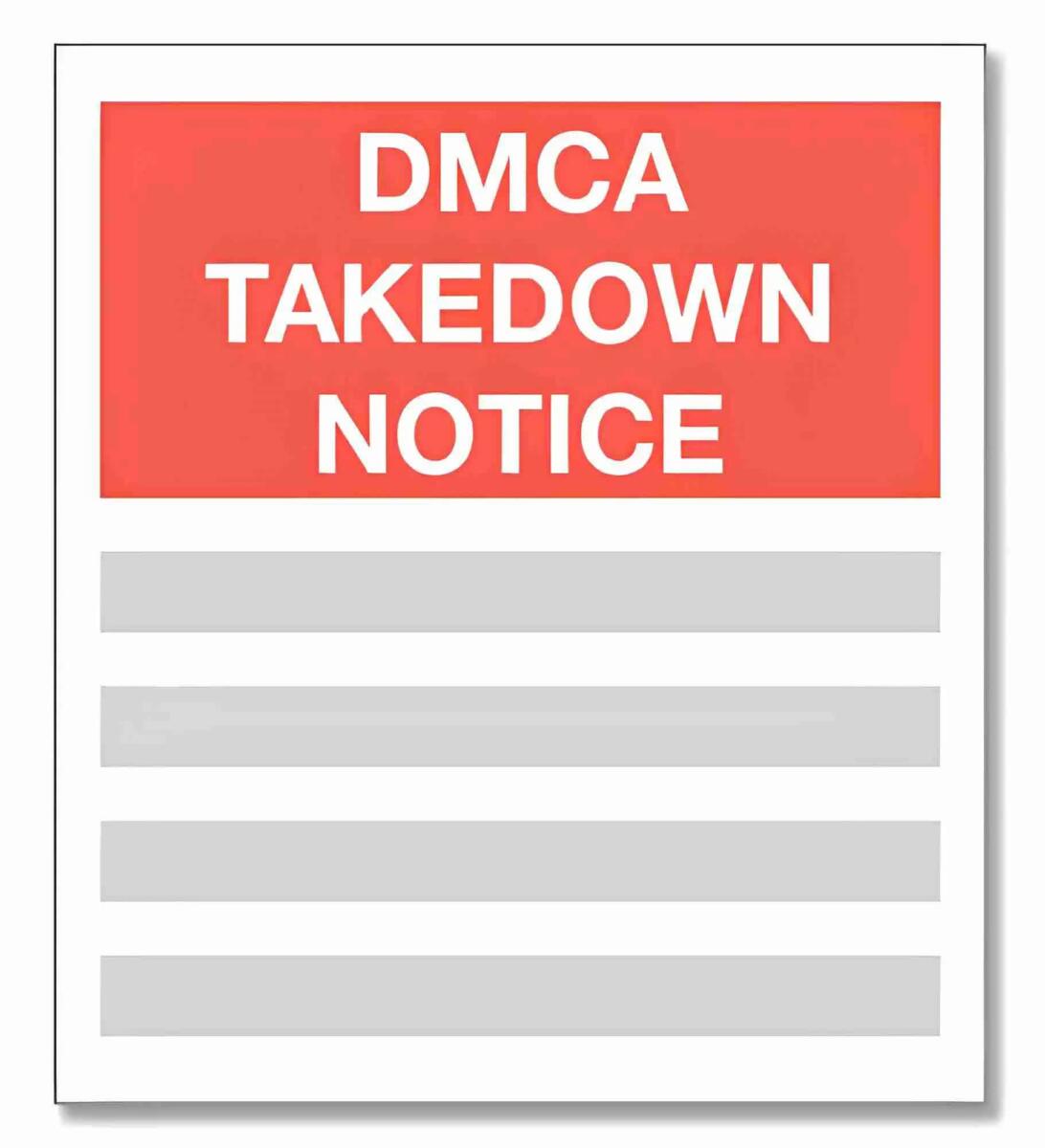 Dmca Take Down Notice 57592